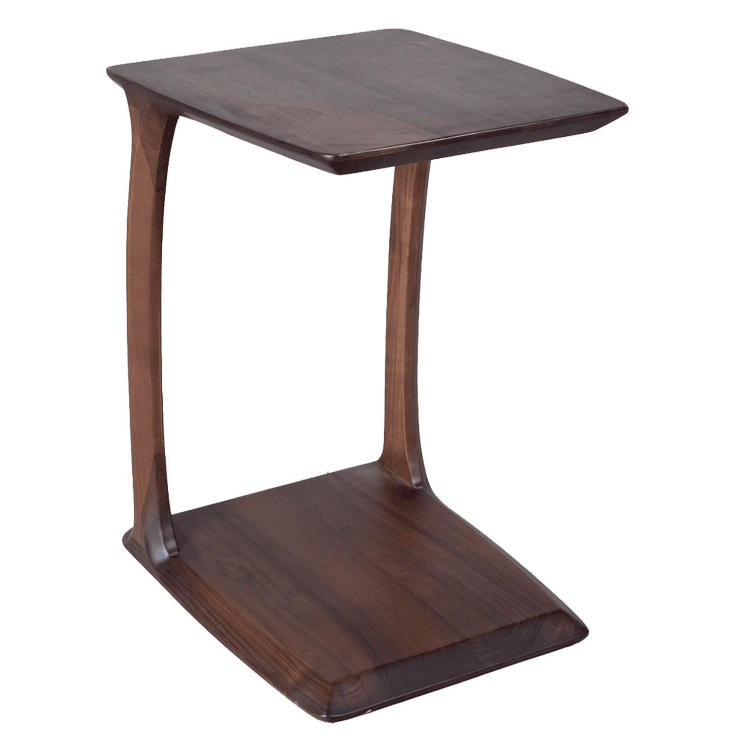 Two-Tier Wood Side Table — view 3.