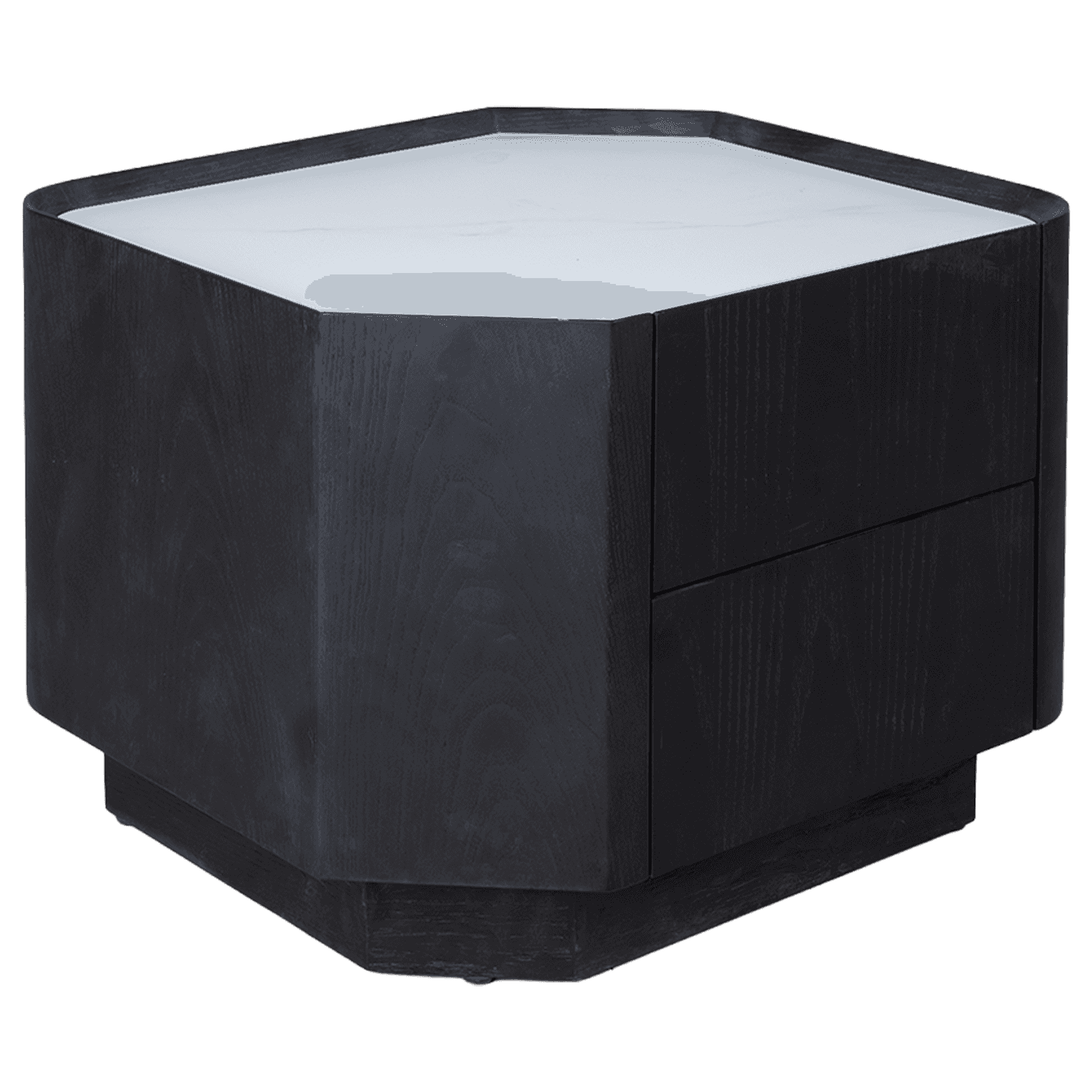 Rounded Nightstand (Left/Right Pair) — view 1.