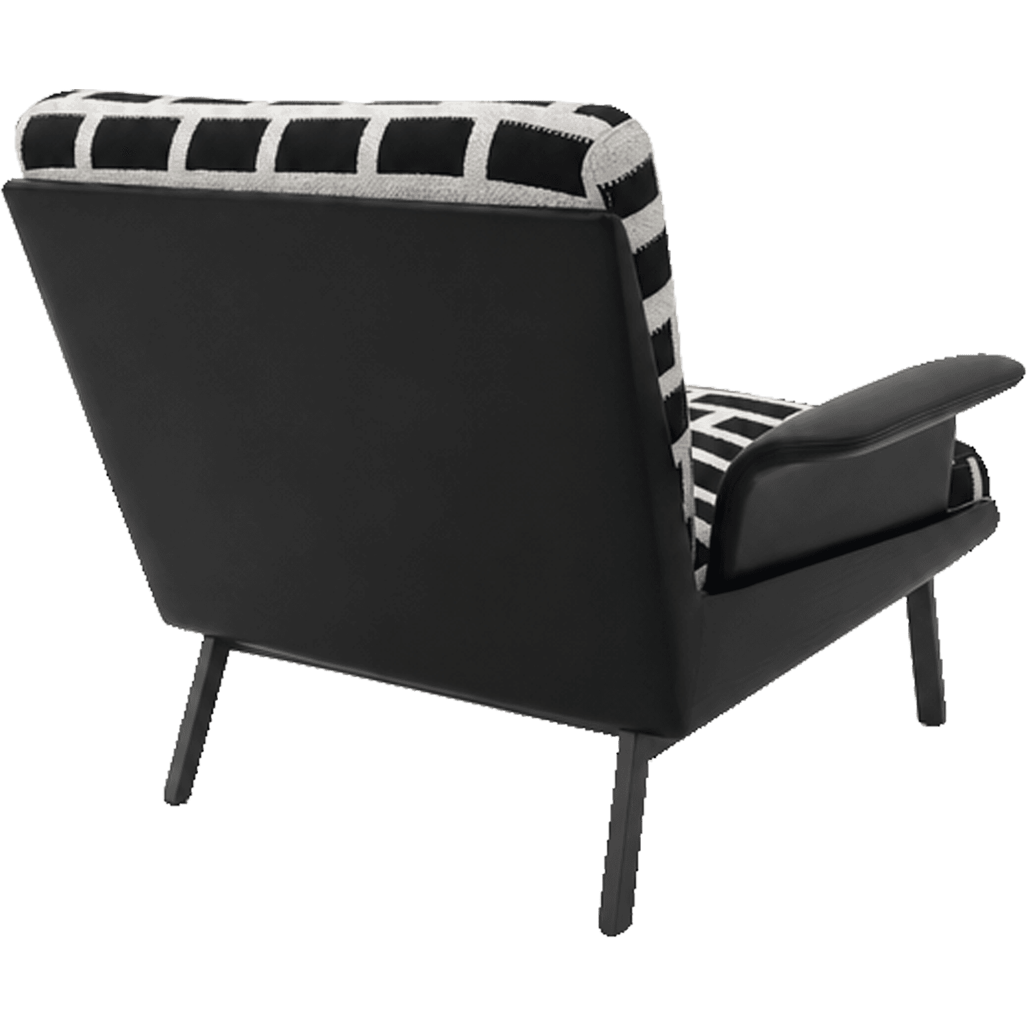 Houndstooth Leisure Chair — view 2.