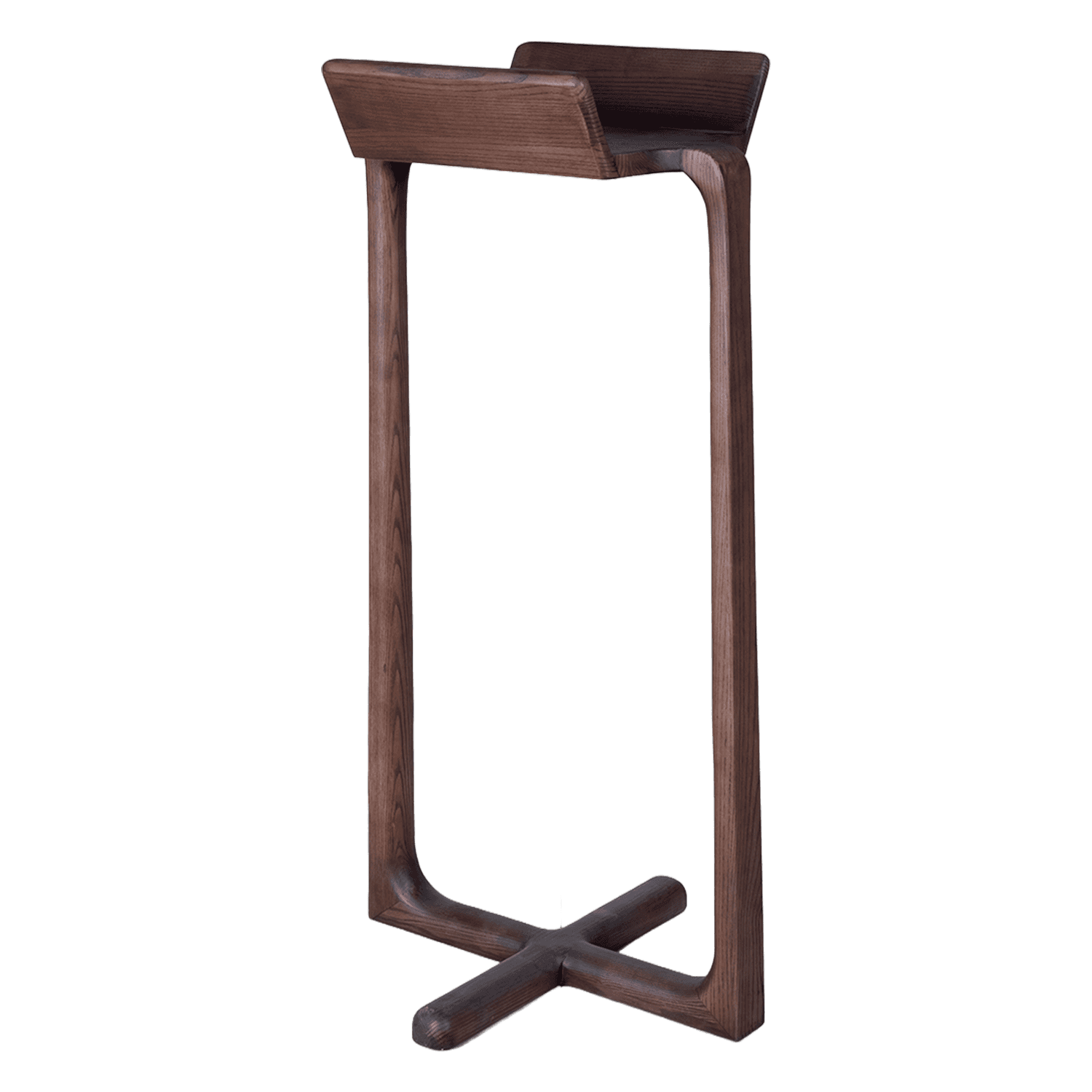 Hardwood Plant Stand — view 2.