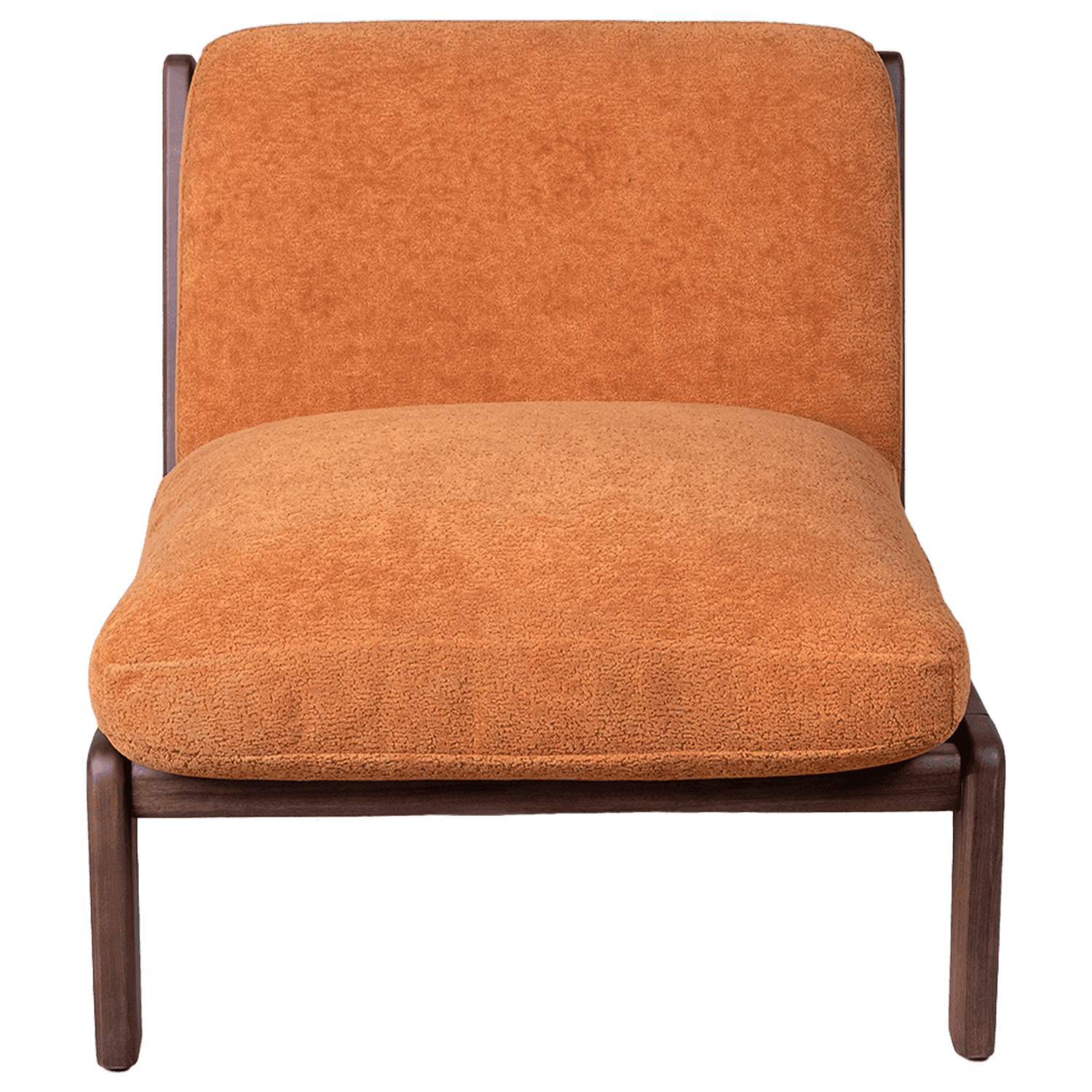 Wood-Frame Lounge Chair — view 2.