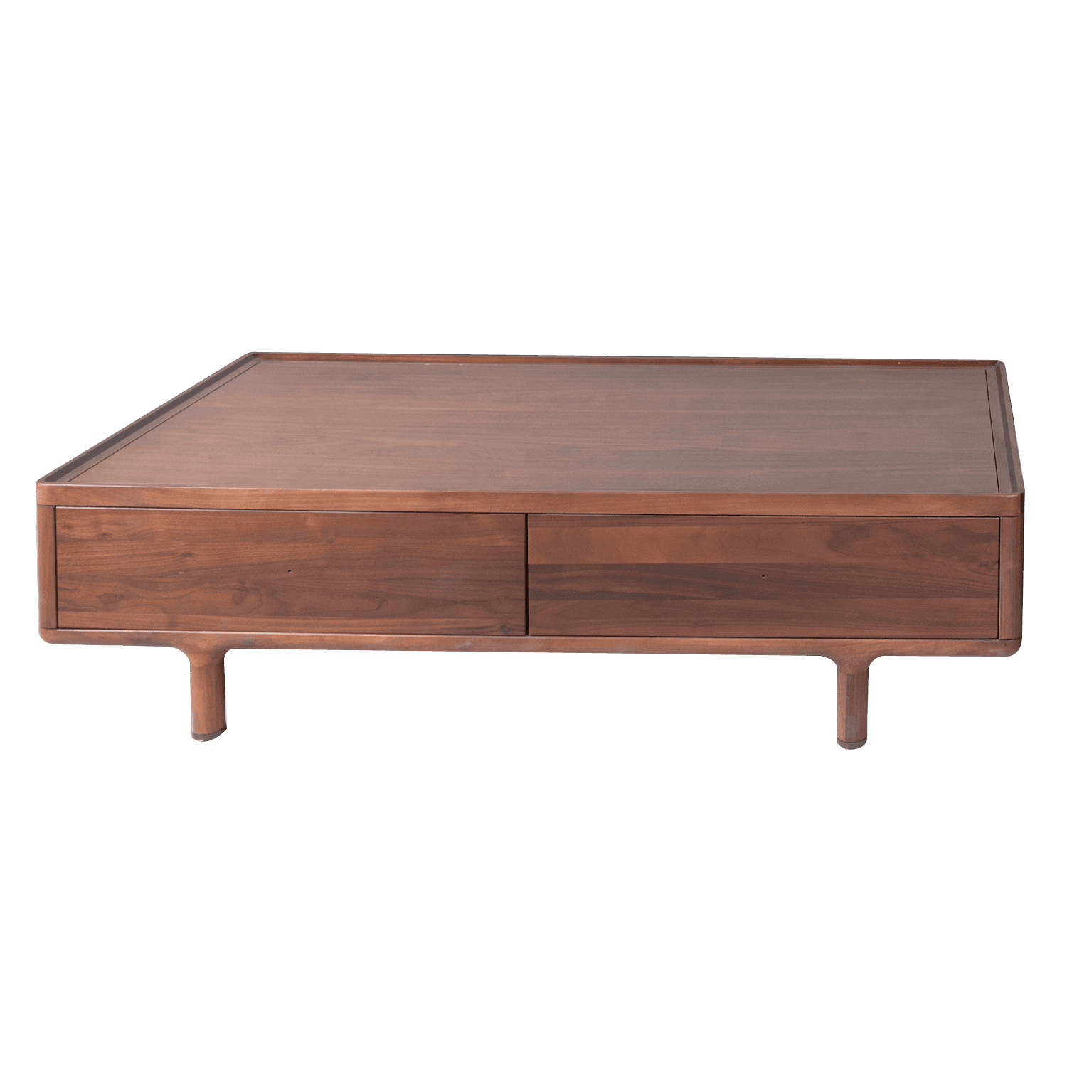 Solid Walnut Plank Coffee Table — view 3.