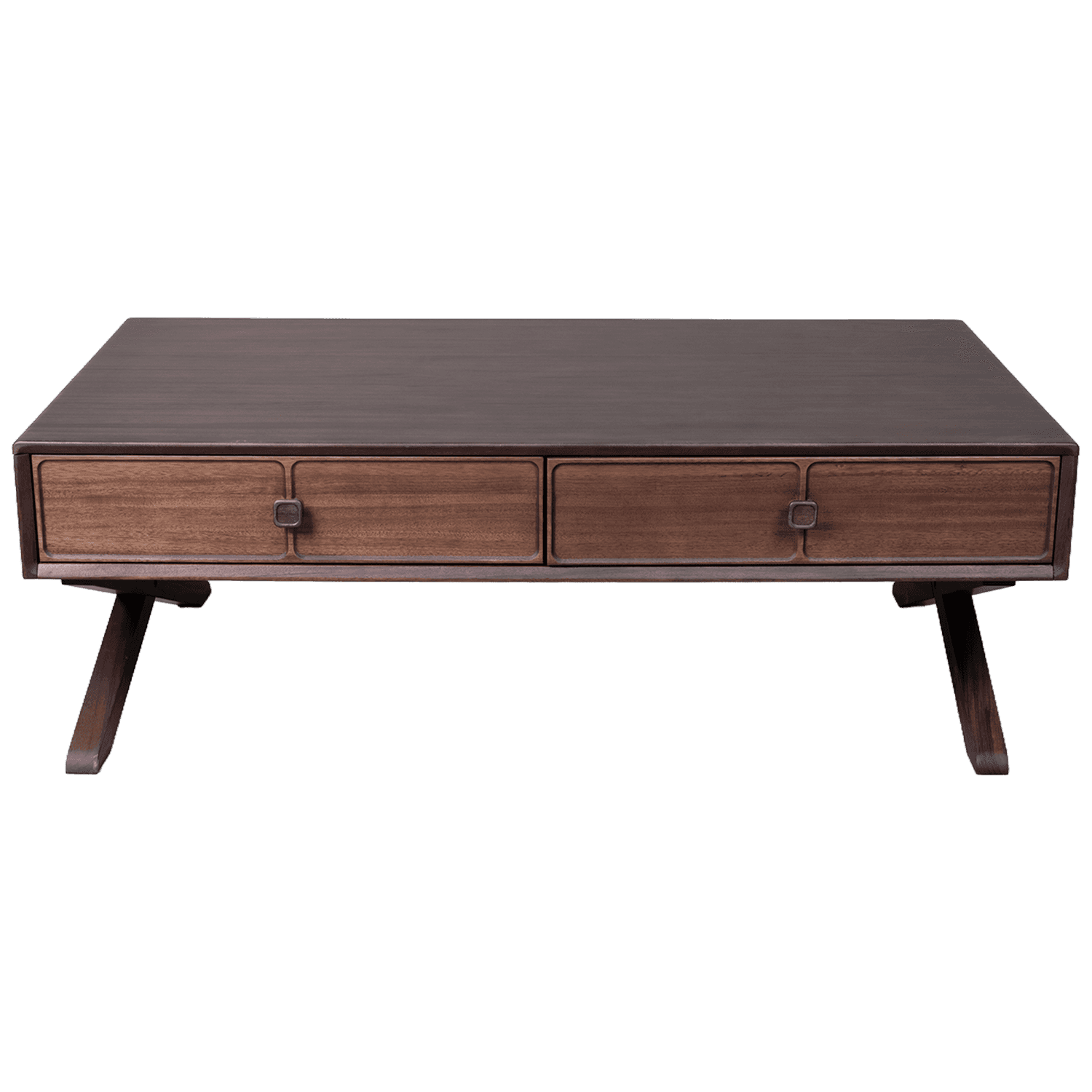 X-Base Wood Coffee Table — view 3.