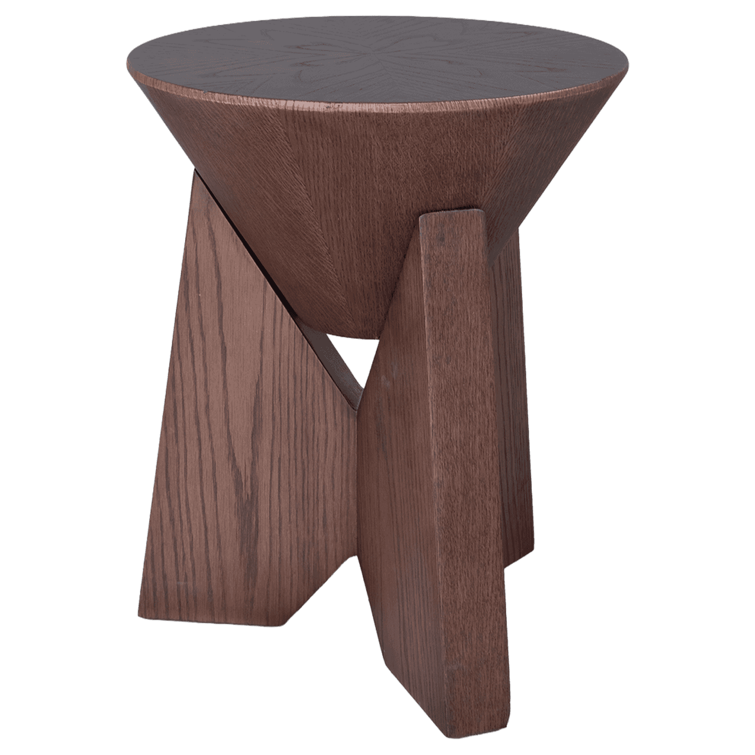 Small Wooden Corner Table — view 2.
