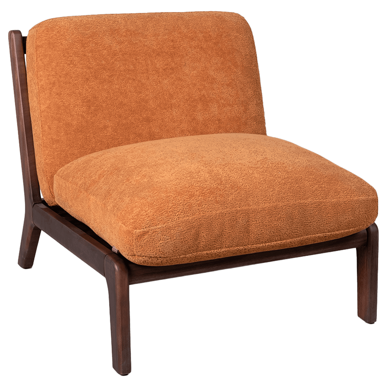 Wood-Frame Lounge Chair — view 3.