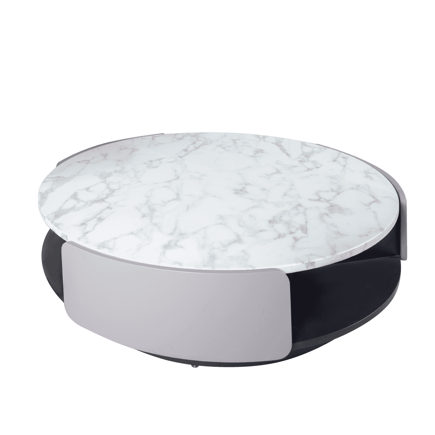 Round Drum Coffee Table — view 3.