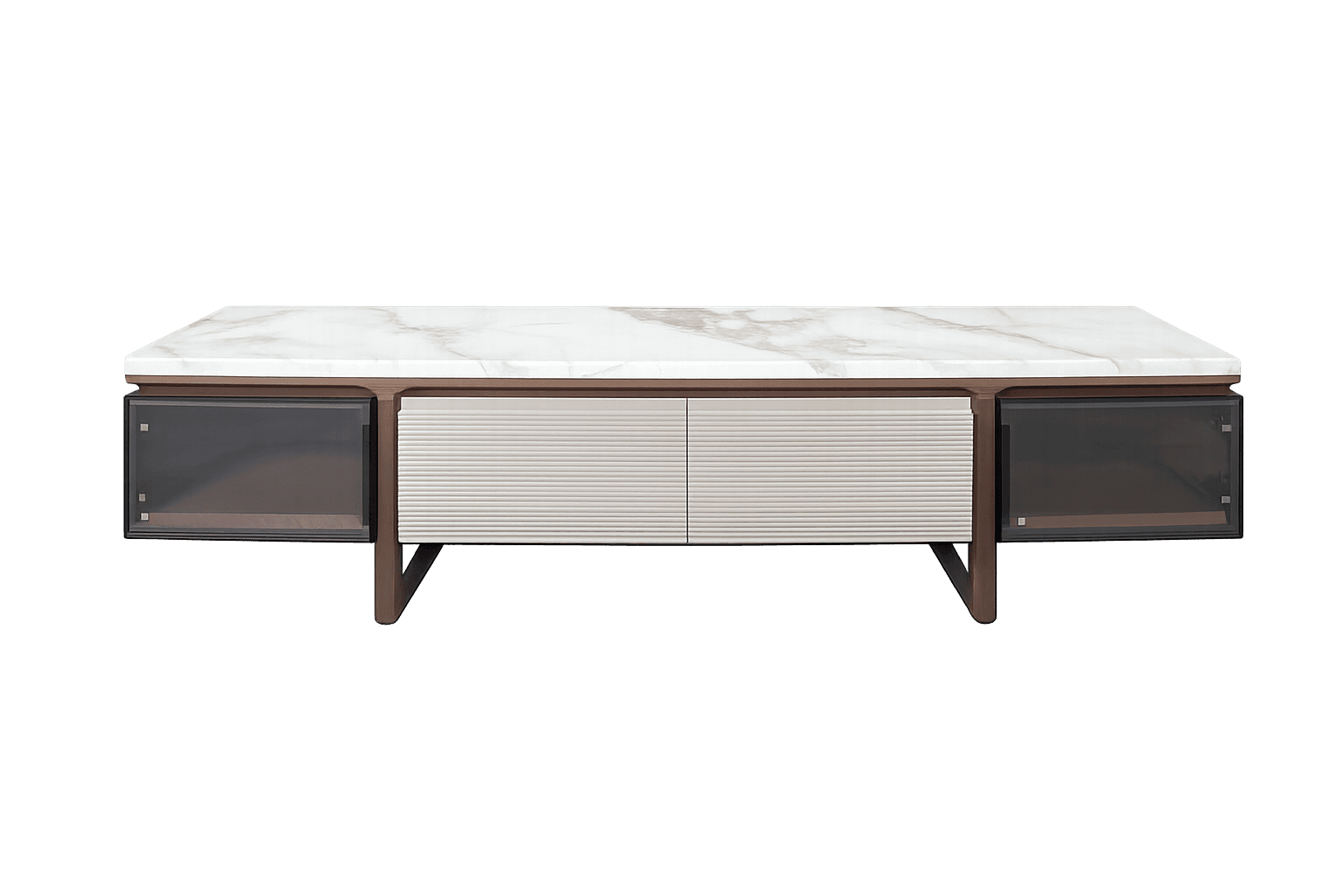 Long Low TV Cabinet — view 3.