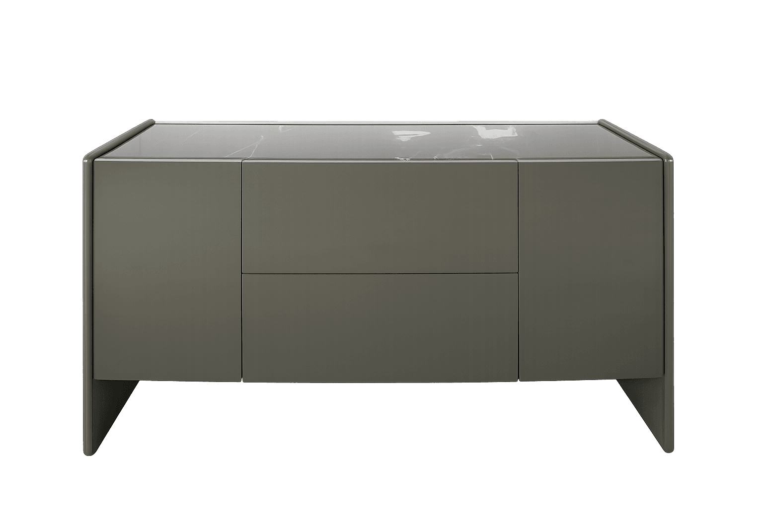 Dark Wood Sideboard — view 3.