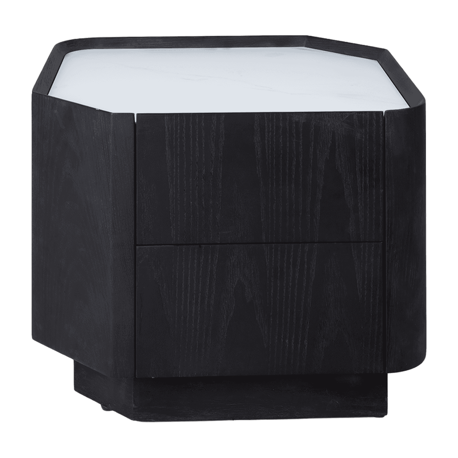 Rounded Nightstand (Left/Right Pair) — view 2.
