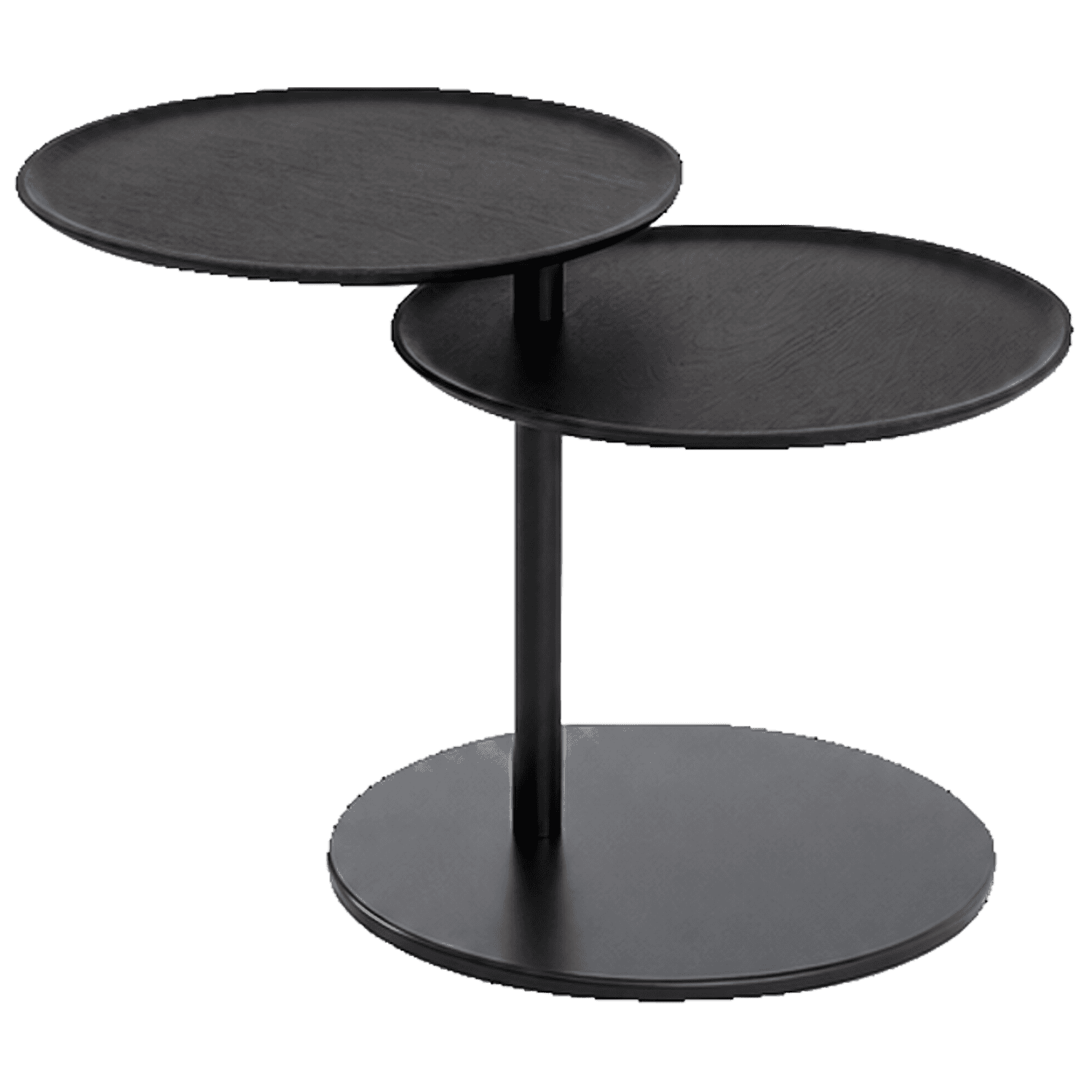 Two-Tier Rotating Coffee Table — view 2.