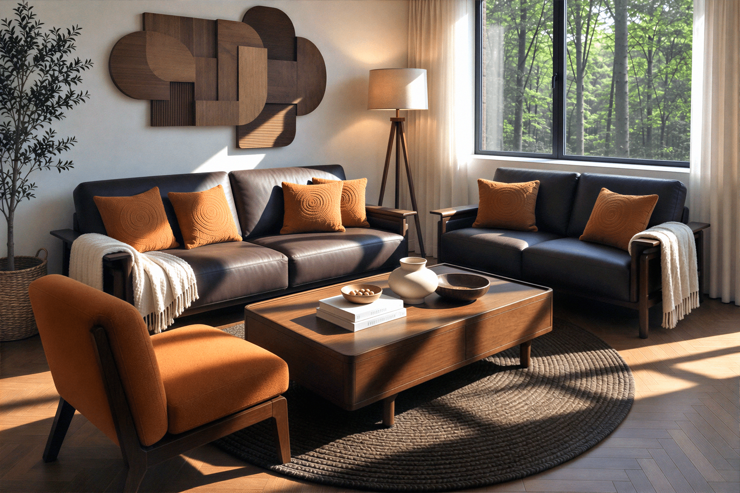 Living #3 — a styled room set.