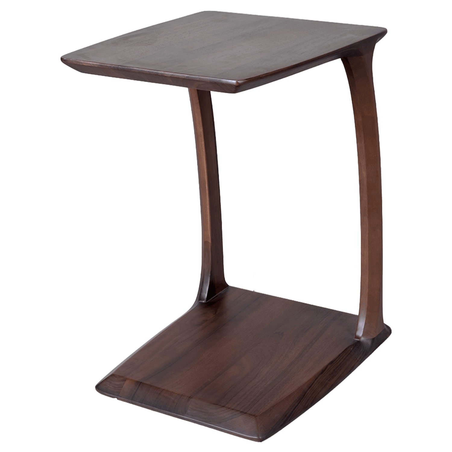 Two-Tier Wood Side Table — Side table.