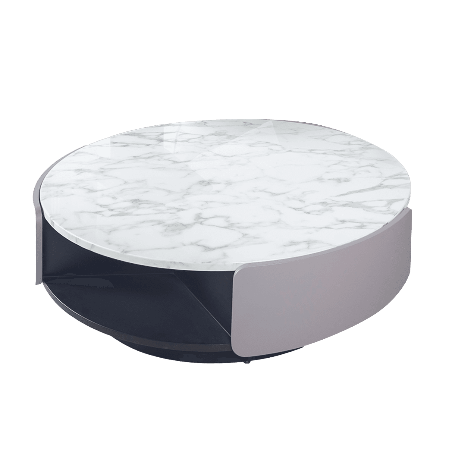 Round Drum Coffee Table — Coffee table.