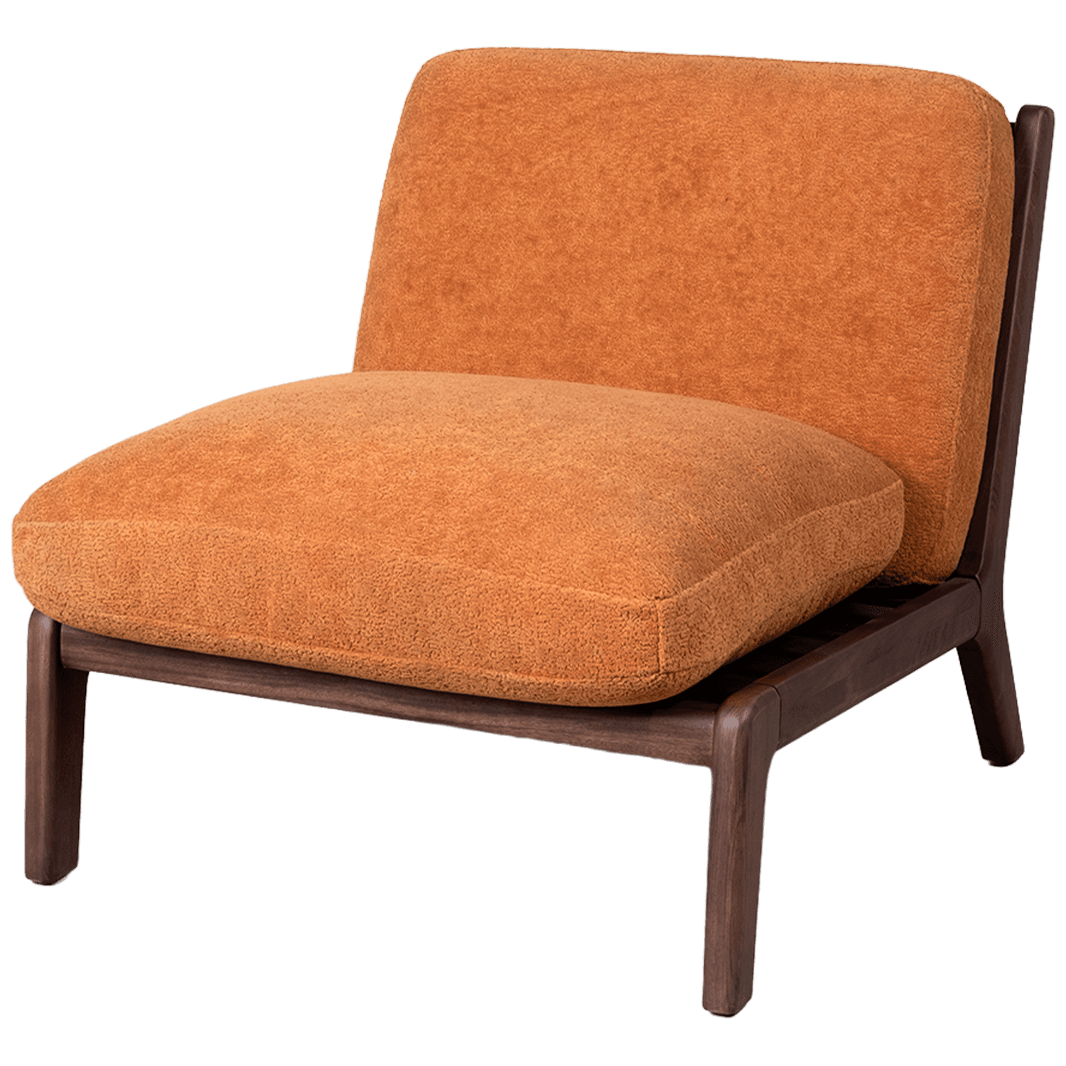 Wood-Frame Lounge Chair — Lounge chair.