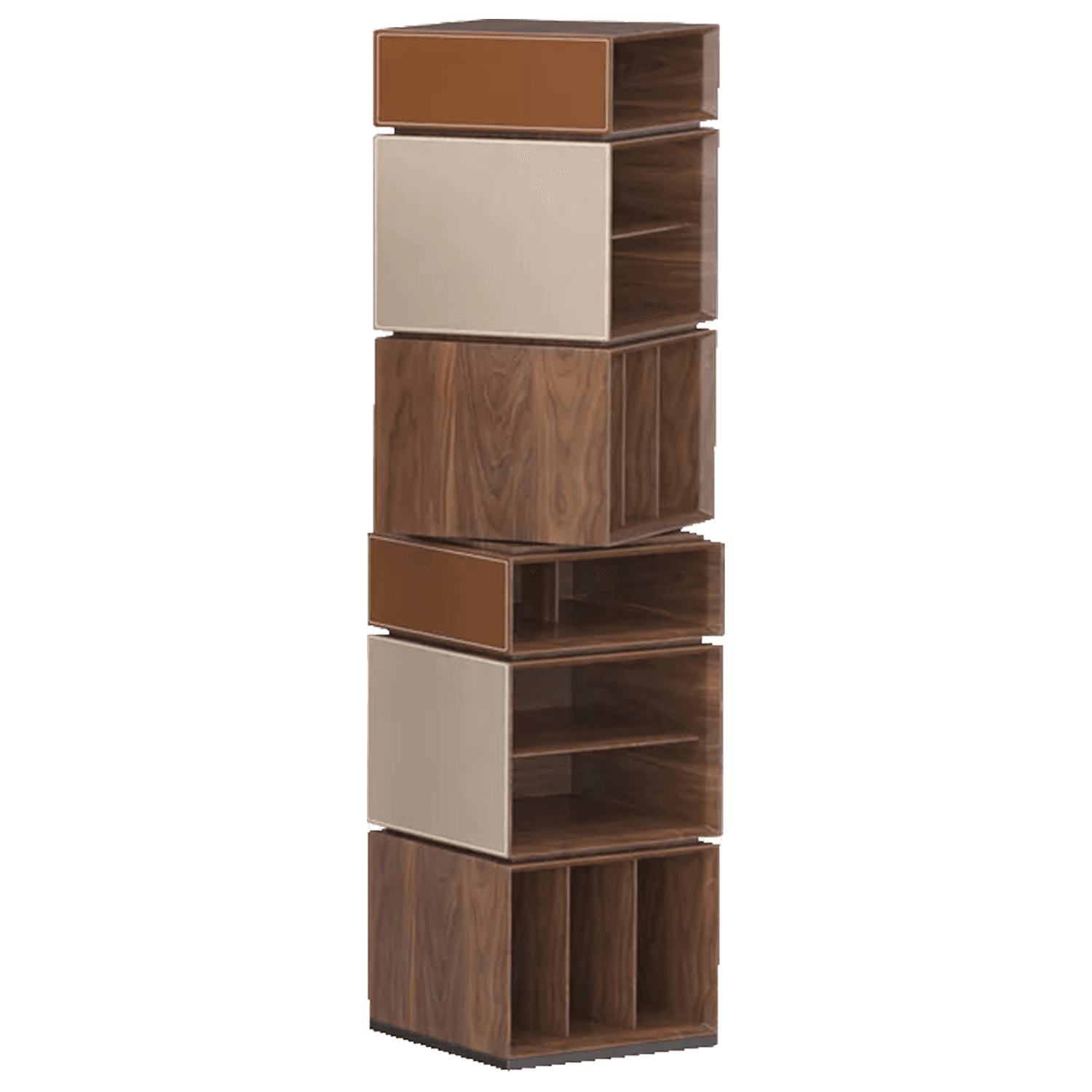 Stacked Column Book Cabinet — Bookcase.