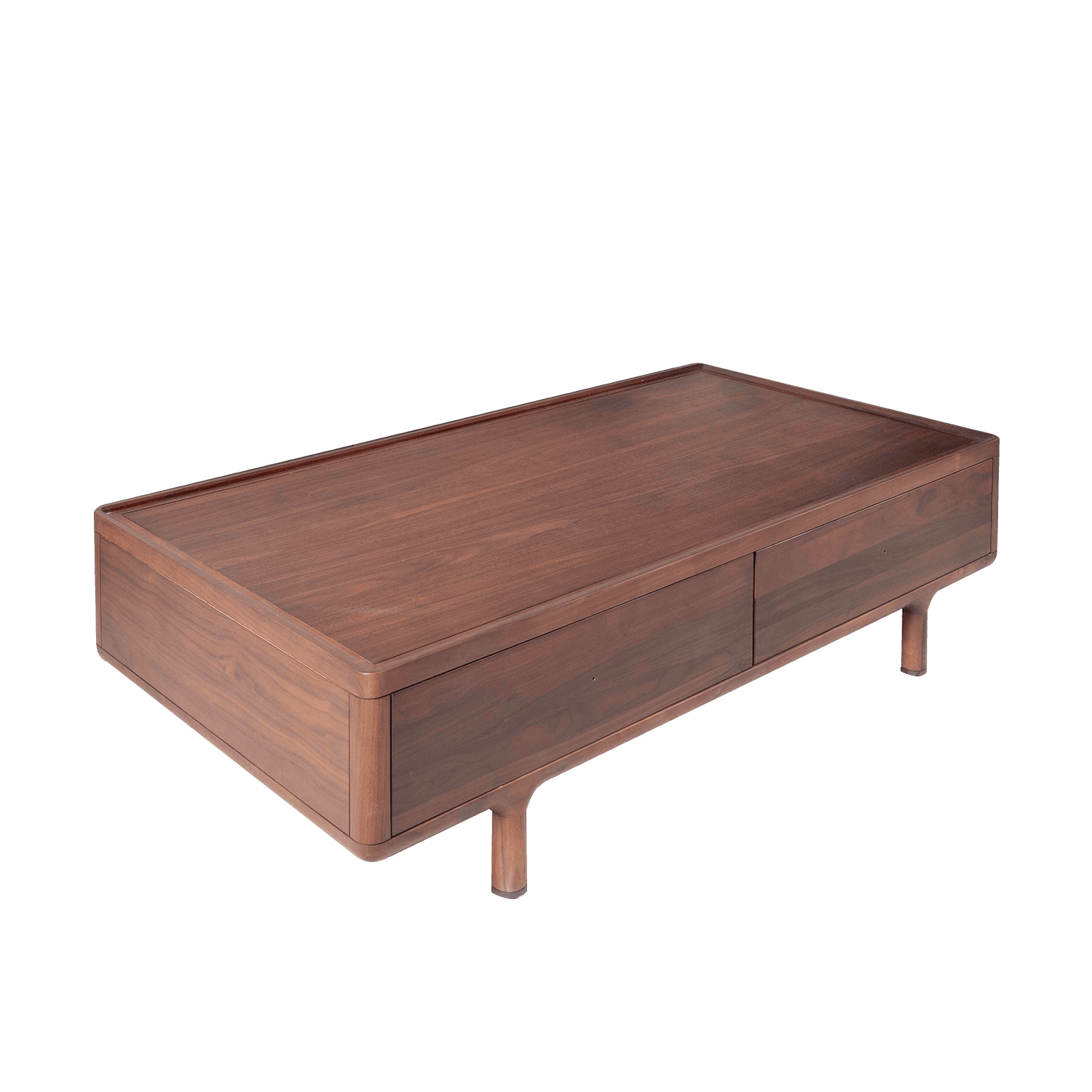 Solid Walnut Plank Coffee Table — Coffee table.