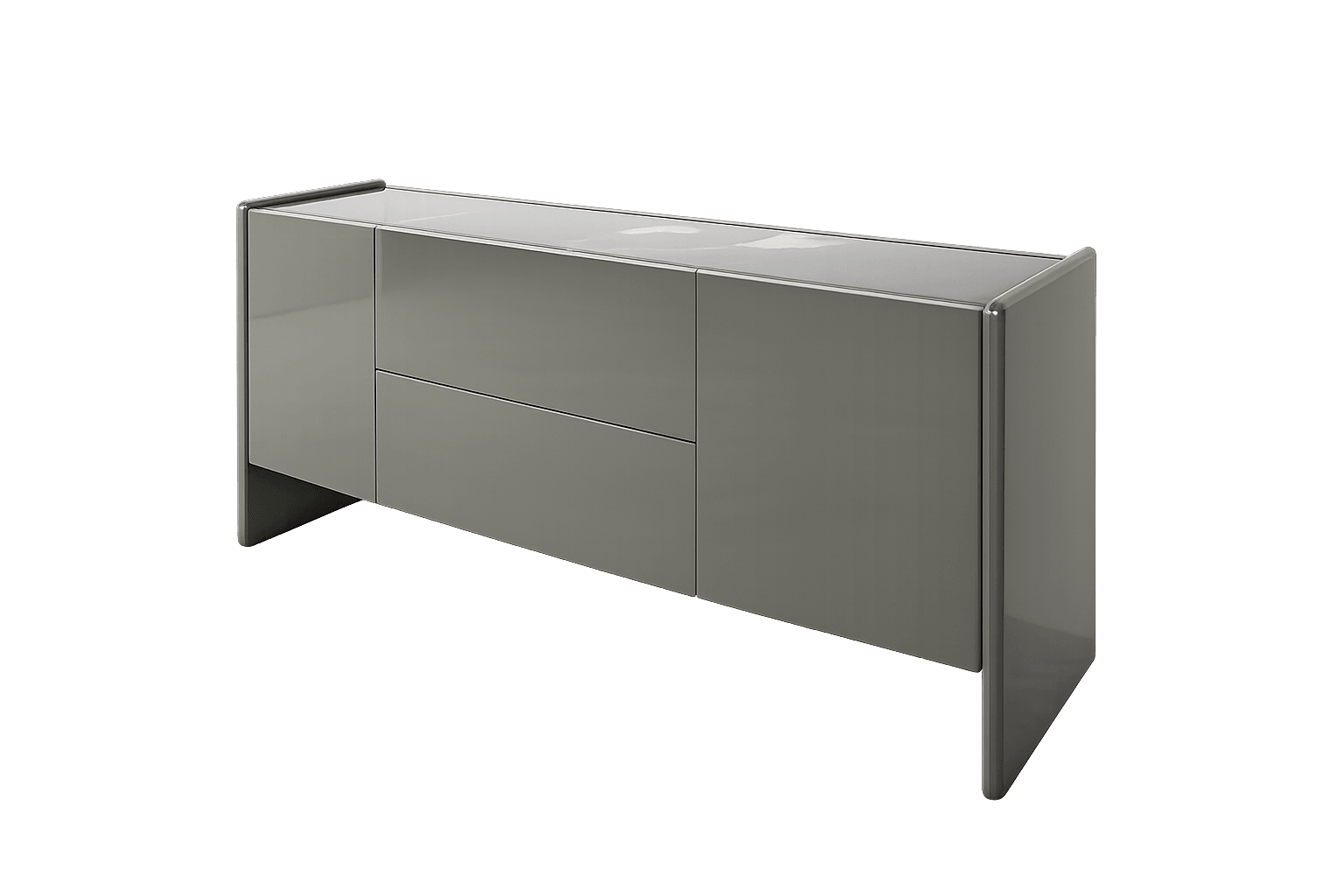 Dark Wood Sideboard — Sideboard.