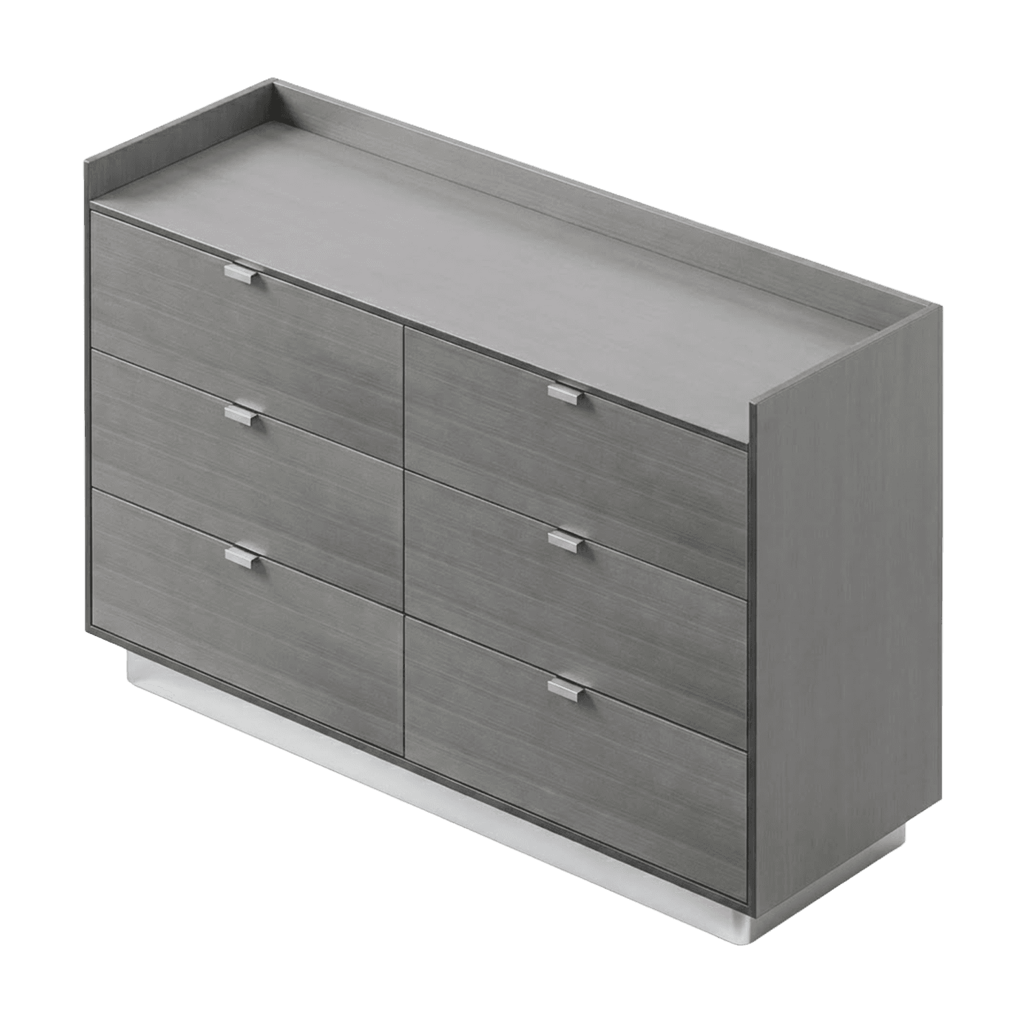 Wooden Three-Drawer Dresser — Dresser.