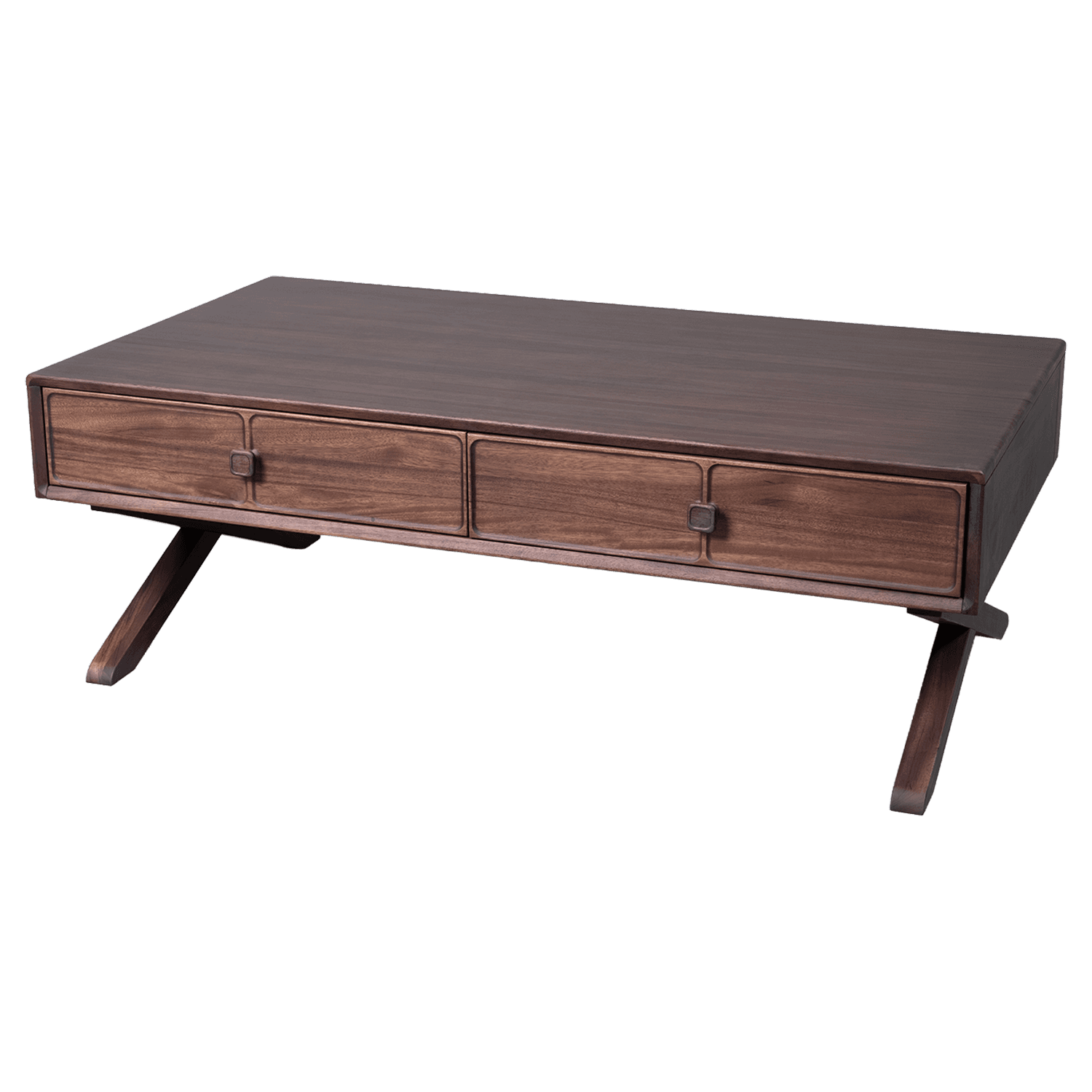 X-Base Wood Coffee Table — Coffee table.