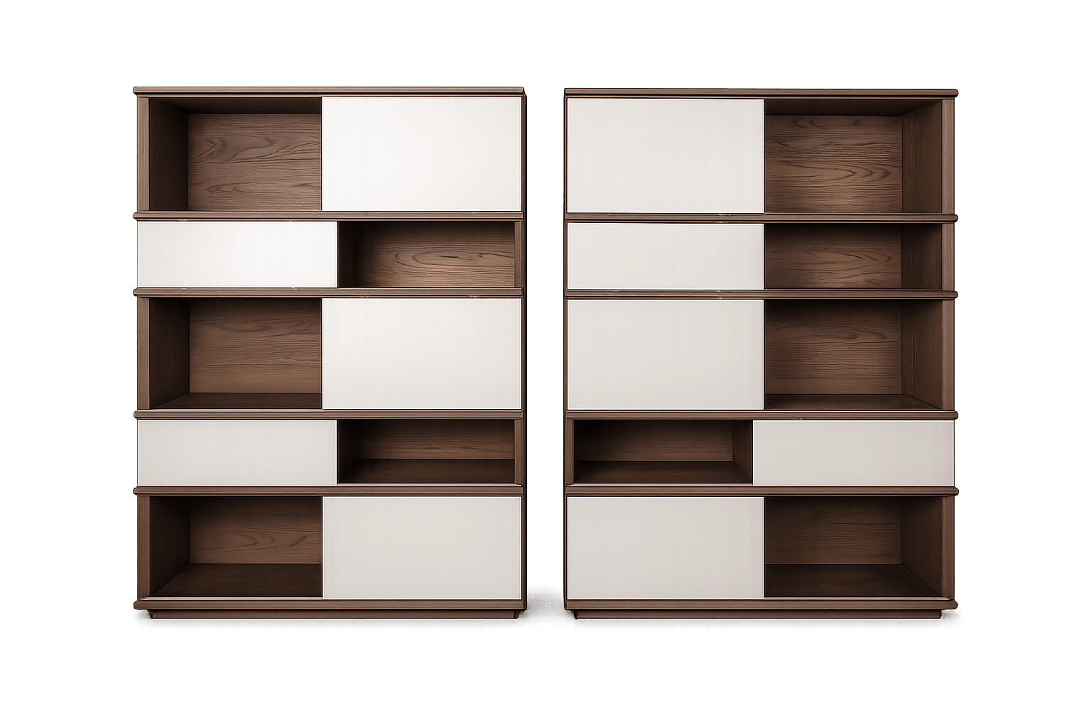 Open Wood Bookcase — Bookcase.