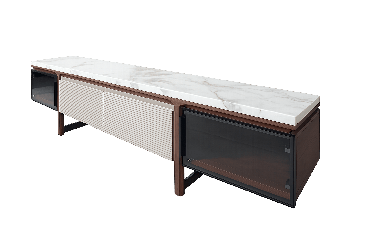 Long Low TV Cabinet — TV cabinet.