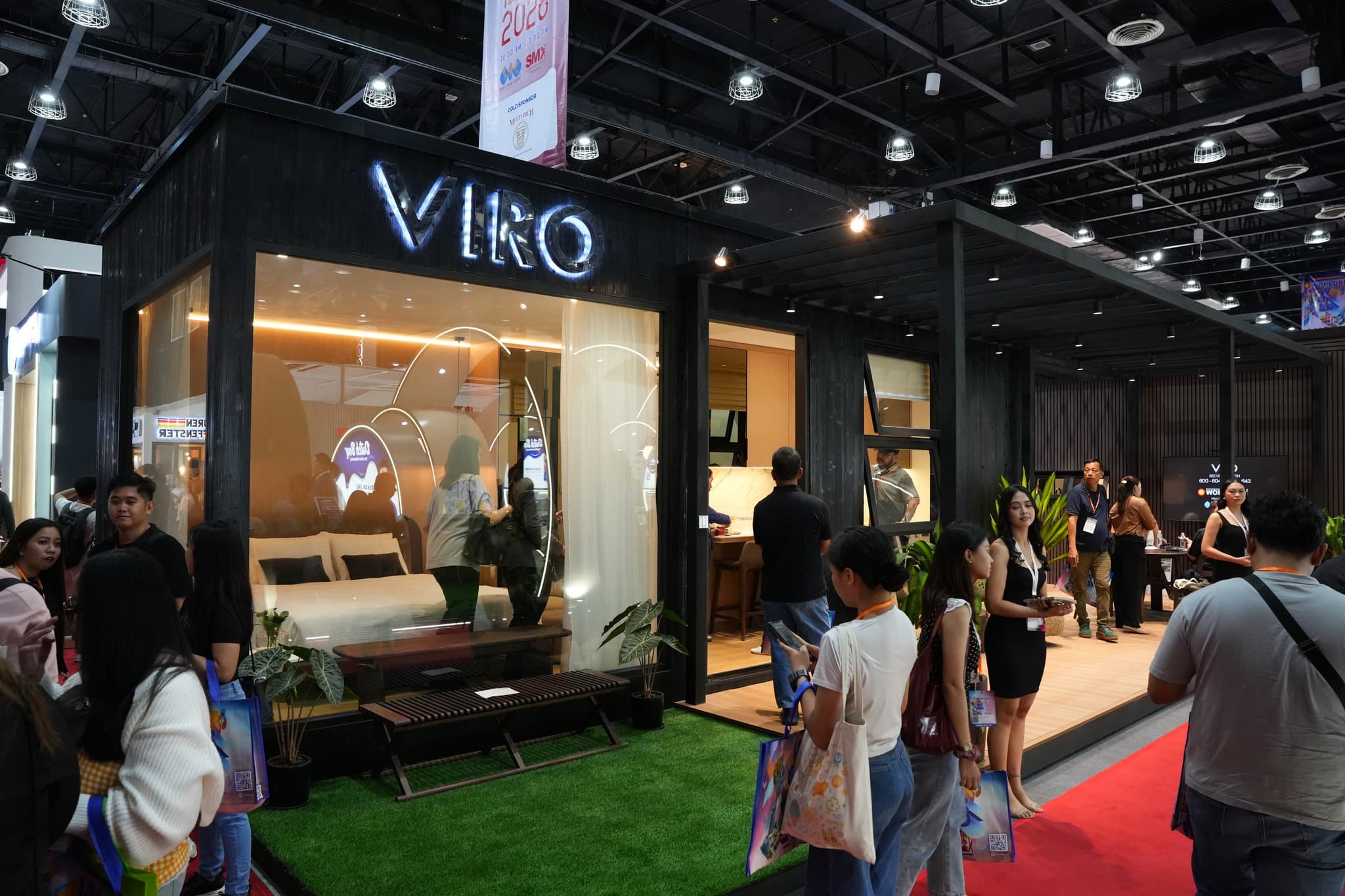 Viro Homes booth at WORLDBEX 2026